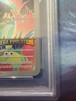 Pokemon TCG Bulbasaur Enhanced Mega Evolution Promo Card 133/132, PSA 9 - Image 3