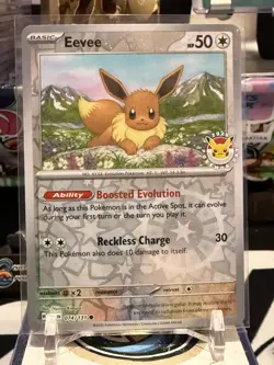 Eevee 074/131 Promo Reverse Holo Pokemon Day 2025 Pokemon Card - Image 1