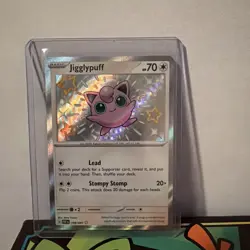 Pokemon Card Jigglypuff 198/091 Shiny Paldean Fates Near Mint - Image 1
