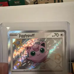 Pokemon Card Jigglypuff 198/091 Shiny Paldean Fates Near Mint - Image 2