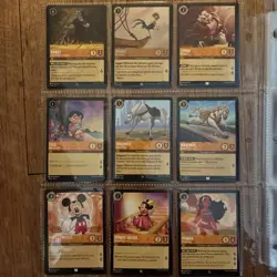 Lorcana The First Chapter complete set 204/204 Art Cards and Foils Be My Guest! - Image 3