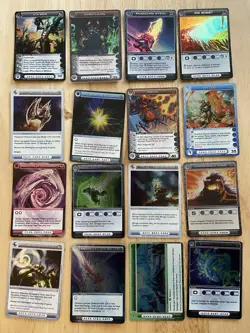 Chaotic Cards Lot of 16 FOIL Supers And Rares - Image 1
