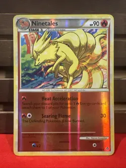 Pokemon Card - Ninetales 20/95 - Unleashed - Reverse Holo - LP - Image 1
