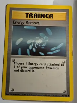 Energy Removal 92/102 - Trainer - Base Set - Pokemon TCG CCG Card - Image 1