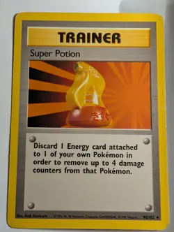 Super Potion - 90/102 - Trainer - Base Set - Pokemon TCG CCG Card - Image 1
