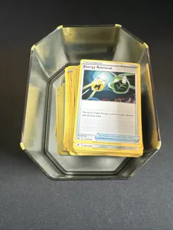 Pokemon TCG Lot 120+ Cards w/ Gyarados Tin - Image 2