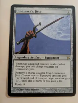 Umezawa's Jitte Betrayers of Kamigawa MTG NM - Image 1