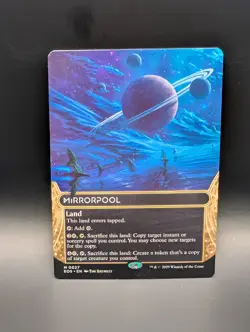 MTG - Mirrorpool - BORDERLESS - Land - EOS #27 - Mythic - Image 1