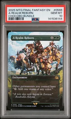 2025 MAGIC: THE GATHERING FINAL FANTASY CHOCOBO BUNDLE A REALM REBORN PSA 10 - Image 1