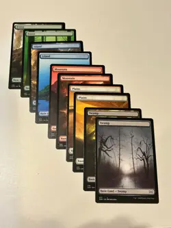 Basic Land X 10 (1 each) Double Masters 2XM LP MTG - Image 1