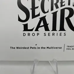 MTG Secret Lair The Weirdest Pets in the Multiverse Foil Edition SEALED - Image 2