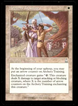 Archery Training LP Light Play Urza's Destiny MTG [10293] - Image 1