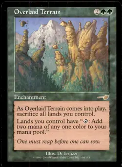 Overlaid Terrain LP Light Play Nemesis MTG [11547] - Image 1