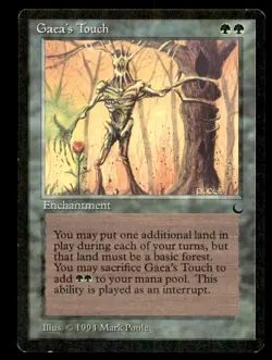 Gaea's Touch LP Light Play The Dark MTG [6682] - Image 1