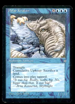 Polar Kraken LP Light Play Ice Age MTG [5969] - Image 1