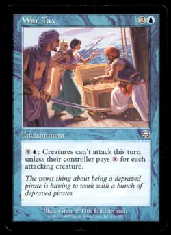 War Tax LP Light Play Mercadian Masques MTG [7099] - Image 1