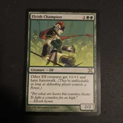 MTG Elvish Champion Tenth Edition 261/383 Regular Rare - Image 1
