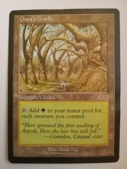 Gaea's Cradle Urza's Saga Regular - See pictures for condition - Image 1