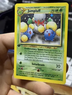 1st Edition Jumpluff 9/64 Neo Revelation 2000 Holo Rare WOTC Pokemon Card TCG - Image 4