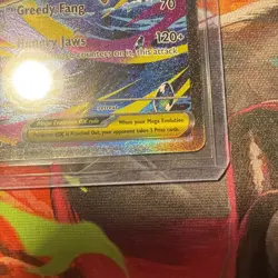 Mega Sharpedo ex 127/094 SIR Special Illustration Pokemon Phantasmal Flames MINT - Image 4