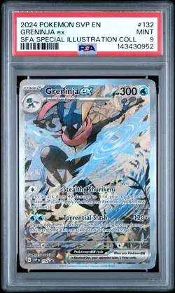 2024 POKEMON SVP PROMO SPECIAL ILLUSTRATION COLLECTION #132 GRENINJA EX PSA 9 - Image 1