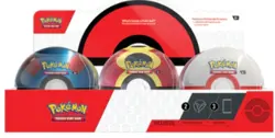 SEALED Pokemon Ball Tin Lot Of (3) - Image 1