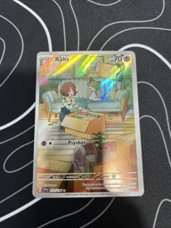 Pokemon TCG Ralts Scarlet & Violet Base Set Holo Illustration Card 211/198 NM - Image 1