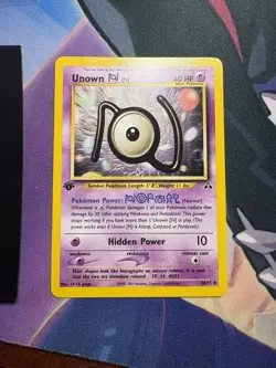 Pokemon TCG: Unown [N] #50/75 1st Edition Neo Discovery WOTC Vintage - Image 1