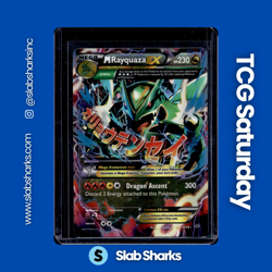 2015 POKEMON XY ROARING SKIES #61/108 MEGA RAYQUAZA EX - Image 1
