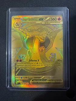 Pokemon Mega Charizard X EX Holo Mega Hyper Rare 130/094 Phantasmal Flames - Image 1