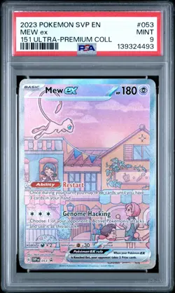 PSA 9 Mew ex 053 - Scarlet & Violet Promo Pokemon Card - Pokemon TCG - Image 1