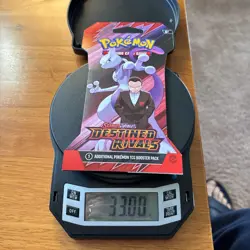 3 Heavy 33g Pokemon TCG Destined Rivals Sleeved Booster Packs - Image 1