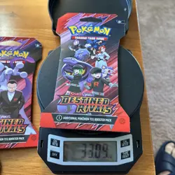 3 Heavy 33g Pokemon TCG Destined Rivals Sleeved Booster Packs - Image 3