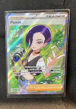 🌙 Perrin 209/167 – Twilight Masquerade Full Art Trainer Pokemon TCG 🌙 - Image 1