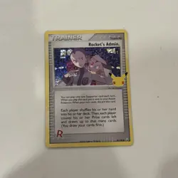 Rocket's Admin 86/109 Celebrations Pokemon Card - NM Holo RARE - Image 1