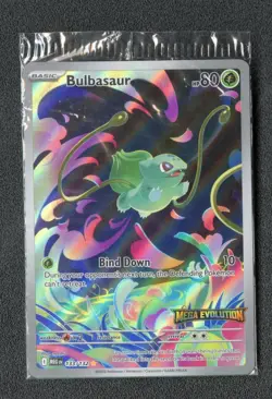 2025 Pokemon TCG Bulbasaur Mega Evolutions Illustration Sealed 133/132 - Image 1
