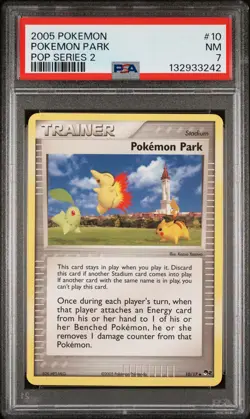 2005 POKEMON POP SERIES 2 #10 POKEMON PARK PSA 7 - Image 1
