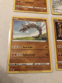 Lot Of 6 Onix and Steelix Pokemon Cards - Image 4