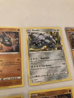 Lot Of 6 Onix and Steelix Pokemon Cards - Image 5