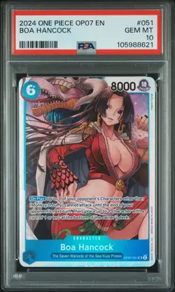 2024 ONE PIECE OP07-500 YEARS IN THE FUTURE #051 BOA HANCOCK PSA 10 - Image 1