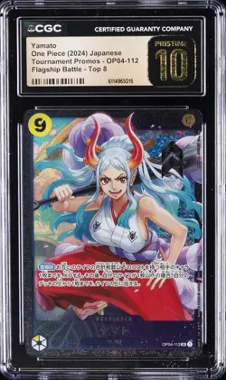 2024 ONE PIECE JAPANESE TOURNAMENT PROMOS FLAGSHIP BATTLE YAMATO CGC 10 PRISTINE - Image 1