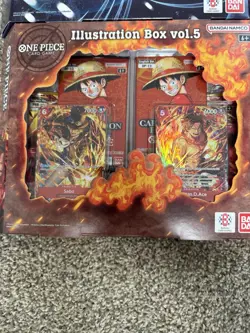 One Piece Card Game Illustration Boxes Vol 5 & 6 Lot of 4 Sealed New - Image 2