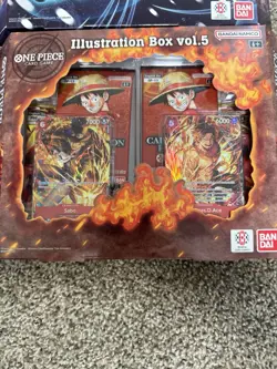 One Piece Card Game Illustration Boxes Vol 5 & 6 Lot of 4 Sealed New - Image 3