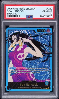 2025 ONE PIECE EXTRA BOOSTER ANIME 25TH COLLECTION SPECIAL BOA HANCOCK PSA 10 - Image 1