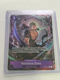 One Piece TCG - Roronoa Zoro OP09-076 PRB02 Alternative Art - Mint Packfresh - Image 1