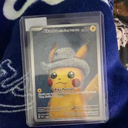 Pokemon Pikachu with Grey Felt Hat 085 SVP Promo Card Regular English - Image 1