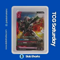 2025 GUNDAME CARD GAME NEW TYPE RISING #GD01-046 BUSTER GUNDAM LR - Image 1