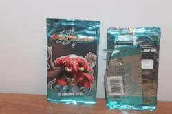 Vintage Duel Masters card booster packs 1 sealed &1 open package TCG DM-01 - Image 1