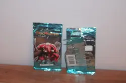 Vintage Duel Masters card booster packs 1 sealed &1 open package TCG DM-01 - Image 2