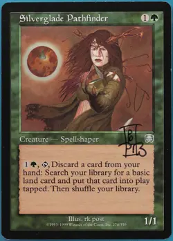 Silverglade Pathfinder Mercadian Masques NM SIGNED CARD (441515) ABUGames - Image 1